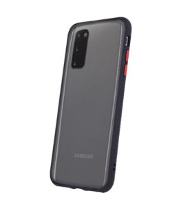 Husa Samsung S20+ g985 Silicon+Plastic Butoane Colorate Negru