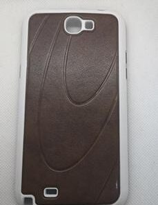 Husa Telefon Plastic Samsung Note 2 n7100 Brown+White Hard Case Vetter