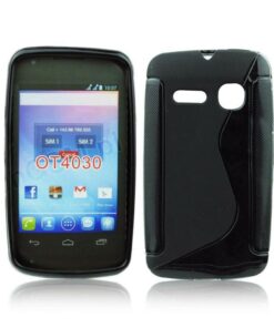 Husa Telefon Silicon Alcatel Spop ot4030 Black S-line
