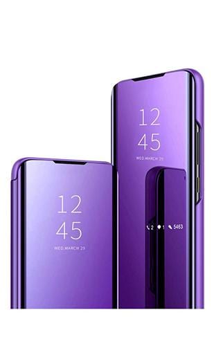 Husa Telefon Flip Book Clear View Samsung S10 g973 Violet