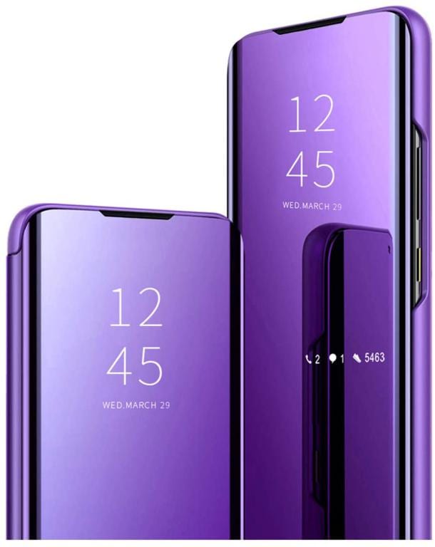 Husa Telefon Flip Book Clear View Samsung S10 g973 Violet - Image 2