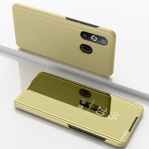 Husa Telefon Flip Book Clear View Huawei P40 Lite E Gold - Image 4
