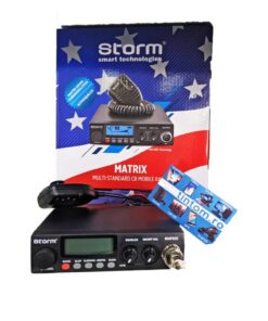 Statie Radio CB Storm Matrix 20 * Model nou 2026 * 12V - 24V ASQ