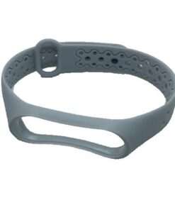 Curea Bratara Silicon Fitness Xiaomi Mi Band 3 Xiaomi Mi Band 4 Grid Grey