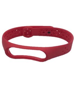 Curea Bratara Silicon Fitness Xiaomi Mi Band 3 Xiaomi Mi Band 4 Grid Red