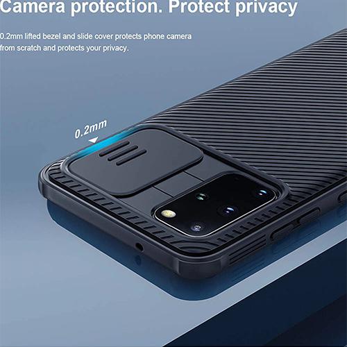 Husa Samsung S20+ g985 Silicon Protectie Camere Negru - Image 4