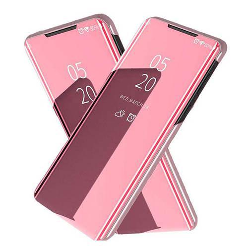 Husa Samsung S20 Ultra g988 Flip Clear View Roz - Image 3