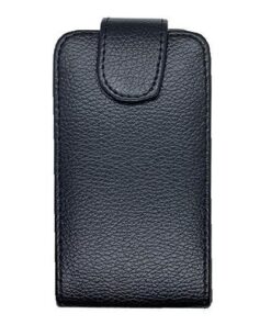 Husa telefon Flip Vertical iPhone 4 Black