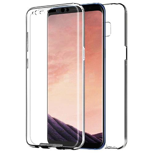 Husa Samsung A8 2018 a530 Silicon Fata+Spate Transparenta - Image 3