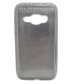 Husa Telefon Silicon Samsung J1 2016 j120 Clear Grey Diamond