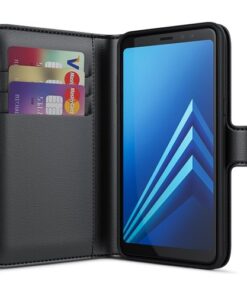 Husa Samsung A8 2018 a530 Flip BeHello Negru