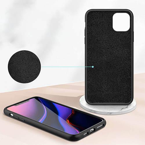 Husa Telefon Silicon iPhone 12 Pro Max 6.7 Liquid Black - Image 5