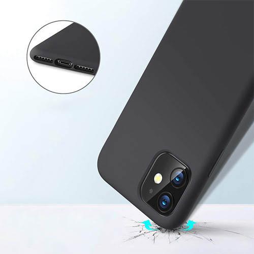 Husa Telefon Silicon iPhone 12 Pro Max 6.7 Liquid Black - Image 4