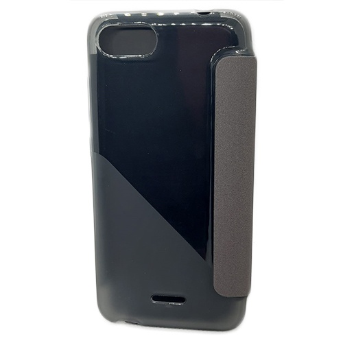 Husa Telefon Flip book Wiko Harry 2 Dark Grey Originala - Image 4