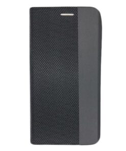 Husa iPhone 11 Pro 5.8 Flip Negru Textil