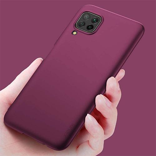 Husa telefon Silicon Huawei P40 Lite Liquid Bordo - Image 5