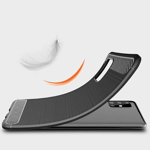 Husa telefon Silicon Huawei P40 Lite Black Carbon - Image 3