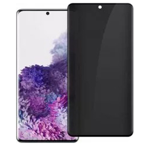 Folie Sticla Tempered Glass Samsung S20 Ultra g988 Full Glue Black Privacy