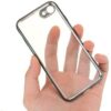 Husa Telefon Silicon iPhone 5 5s SE Electroplacat Silver BeHello - imagine 3