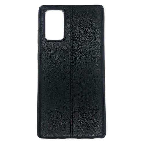 Husa telefon Silicon Samsung Note 20 zn980 Black Leather