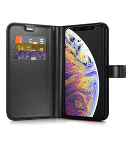 Husa Telefon Wallet Case iPhone XS Max 6.5 Black BeHello