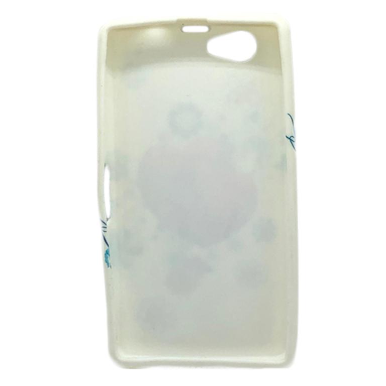 Husa Telefon Silicon Sony Xperia Z1 Mini White Hearts - Image 4