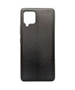 Husa Telefon Silicon Samsung A42 5G a426 Black Leather