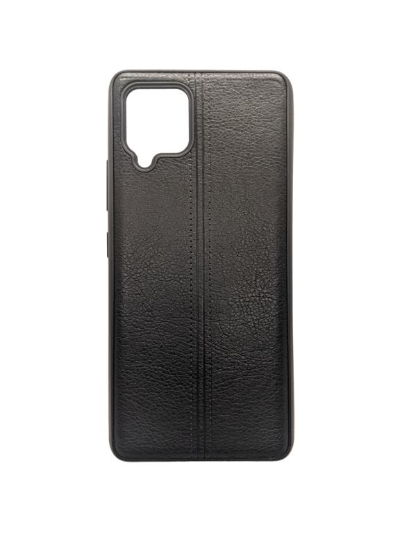 Husa Telefon Silicon Samsung A42 5G a426 Black Leather