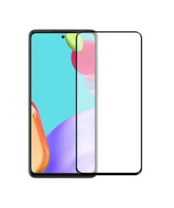 Folie Sticla Tempered Glass Samsung A52 a525 Samsung A52 5G a526 Samsung A52s 5G a528 4D/5D Full Glue Fullcover Black