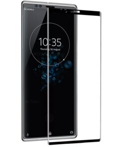 Folie Sticla Tempered Glass Sony Xperia 1 3D Full Glue Fullcover Black