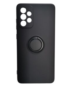 Husa Telefon Silicon Samsung A72 5G a725 Liquid Black Ring