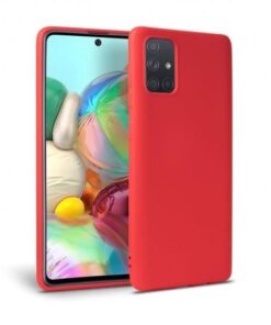 Husa telefon silicon Samsung A31 a315 matte red