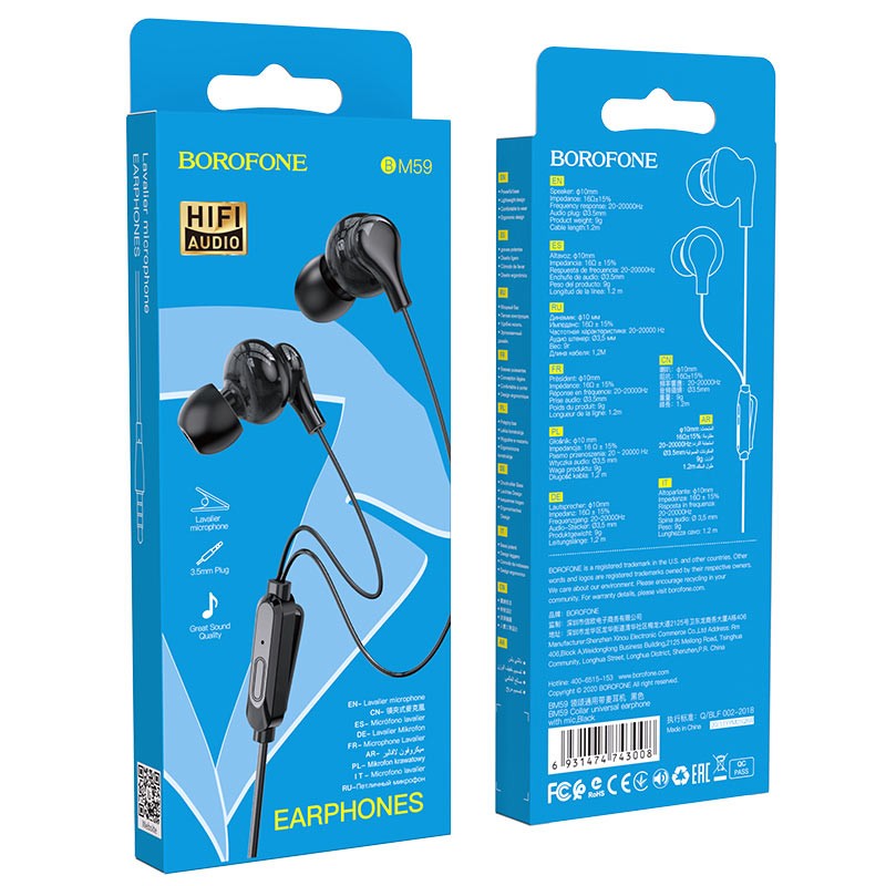 Casti Handsfree Jack Borofone BM59 Collar - Image 5