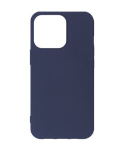 Alternative view of Husa iPhone 13 Pro 6.1 Silicon Matte Albastru Inchis