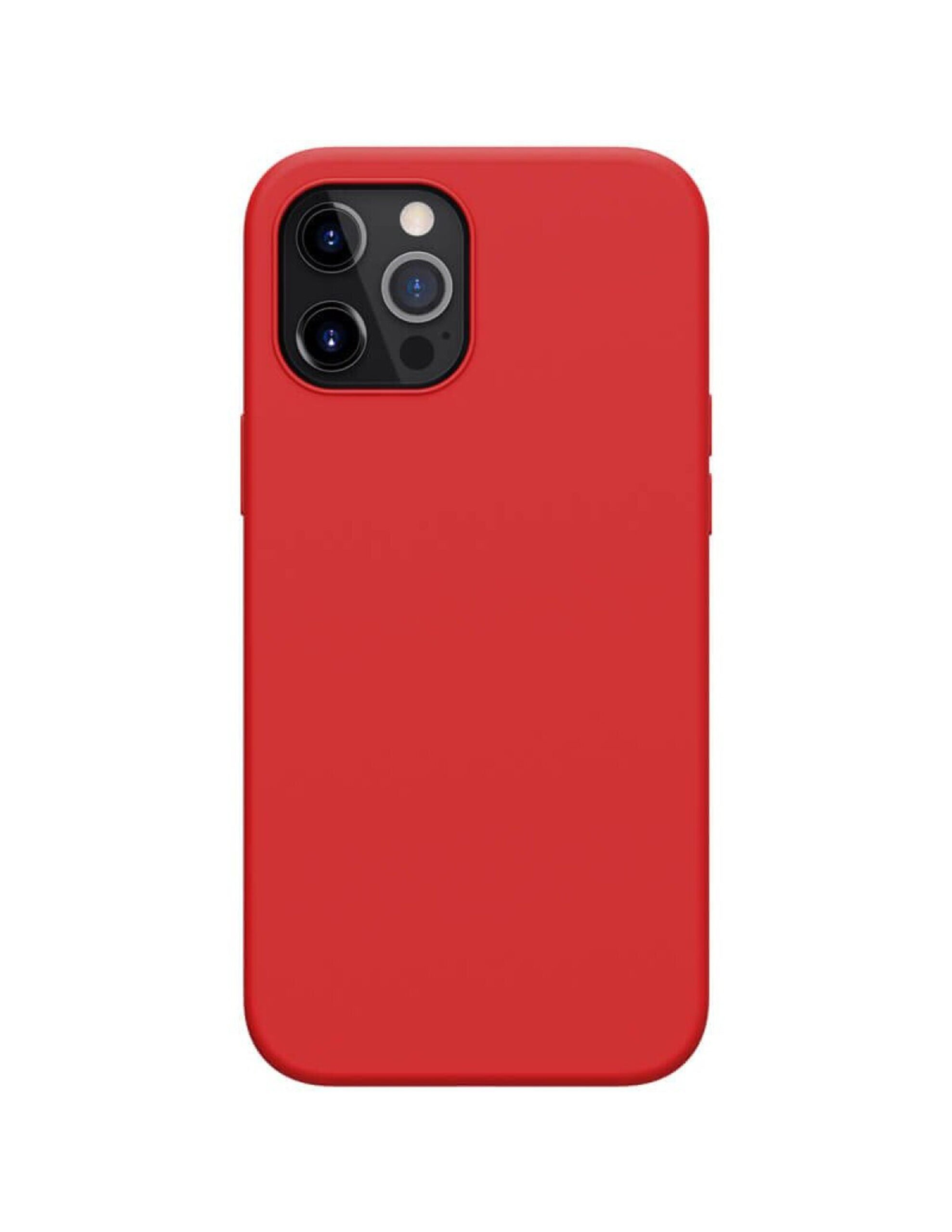 Husa Telefon Silicon iPhone 13 Pro Max 6.7 Matte Red - Image 2