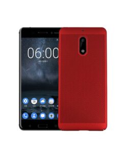 Husa Nokia 6 Plastic Mesh Red