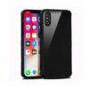 Husa iPhone X iPhone XS Silicon+Sticla Black
