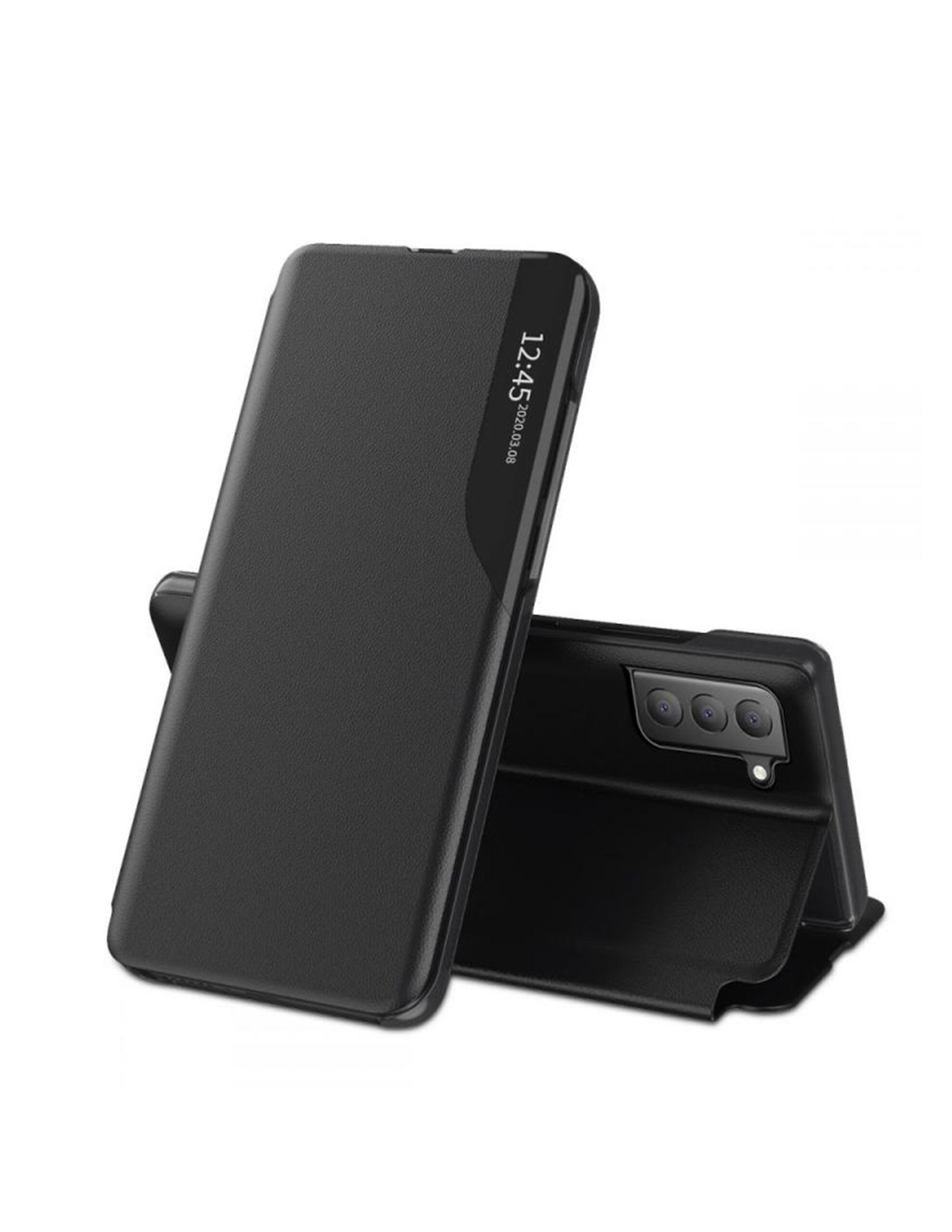 Husa Samsung S21 FE 5G g990 Flip Book Smart View Negru