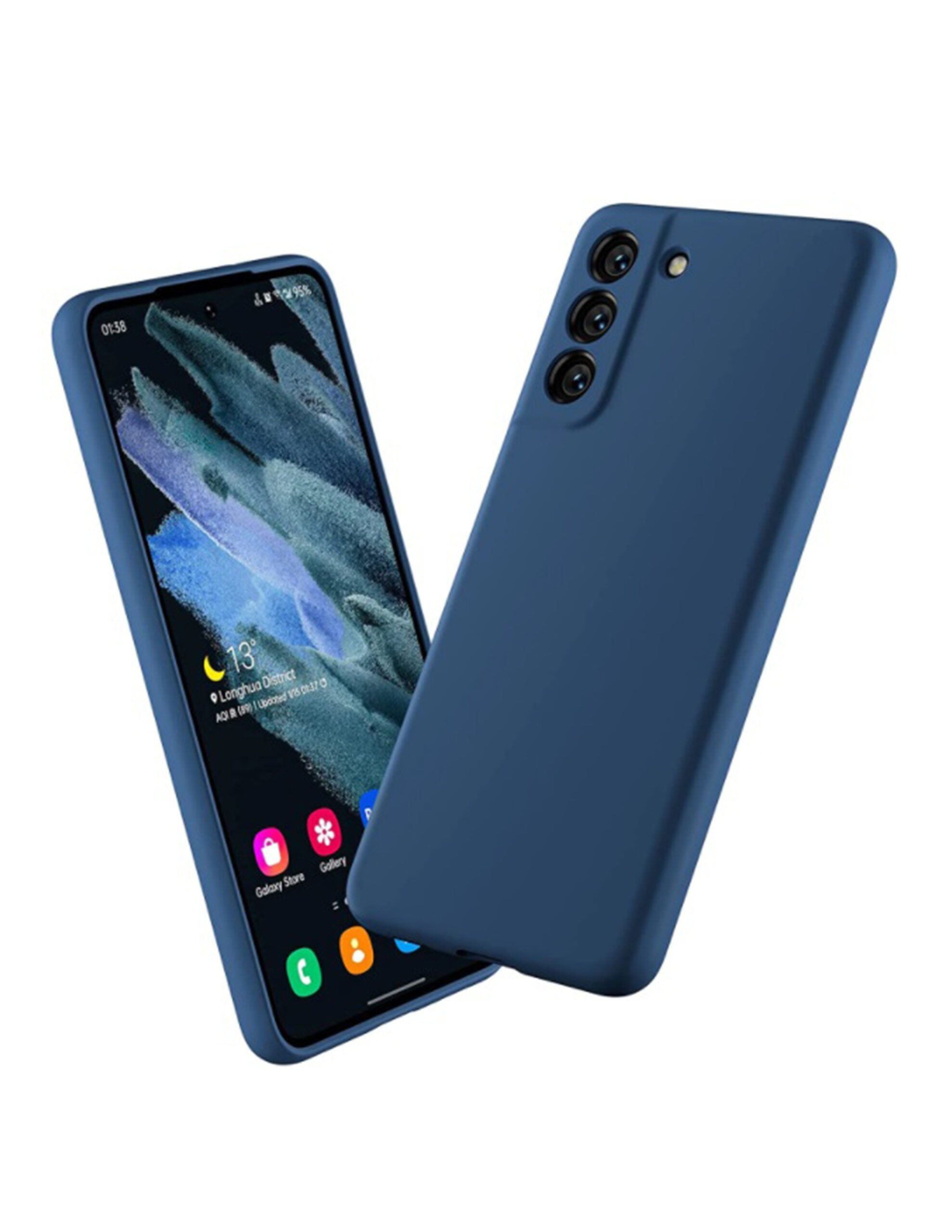 Husa Samsung S21 FE 5G g990 Silicon Matte Albastru
