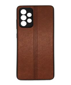 Husa Samsung A53 5G a536 Silicon Leather Maro