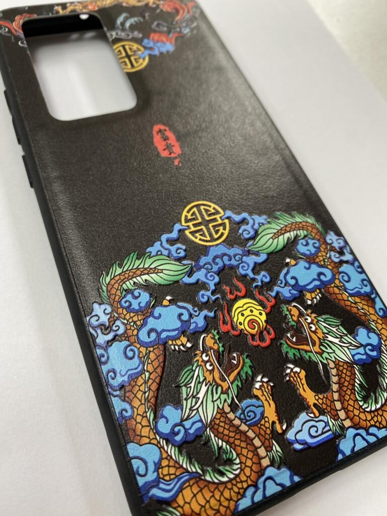 Husa telefon Plastic Huawei P40 Pro Black Dragon - imagine 3