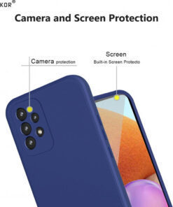 Alternative view of Husa Samsung A53 5G a536 Silicon Matte Albastru Inchis