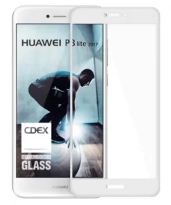 Alternative view of Folie Sticla Tempered Glass Huawei P8 Lite 2017 P9 Lite 2017 4D/5D full glue fullcover white