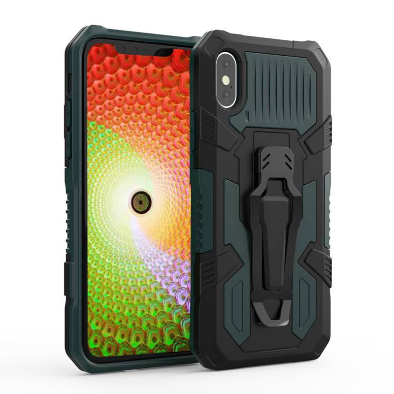 Husa iPhone 11 6.1 Plastic Warrior Green Antishock