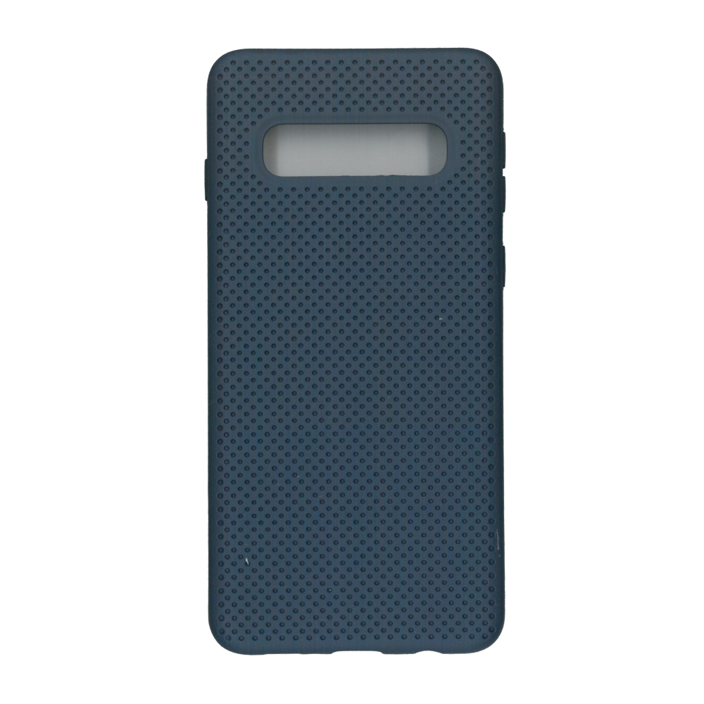 Husa telefon Plastic Samsung S10+ g975 mesh dark blue