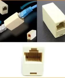 Alternative view of Mufa adaptor de prelungire cablu retea UTP/FTP/RJ45, mama-mama