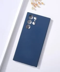 Husa Samsung S23 Ultra s918 Silicon Matte Albastru Inchis