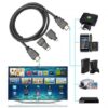 Cablu Video HDMI cu mufe adaptoare micro/mini HDMI- 1,5M - imagine 2