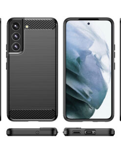 Alternative view of Husa Samsung S23+ 5G s916 Silicon Carbon Negru