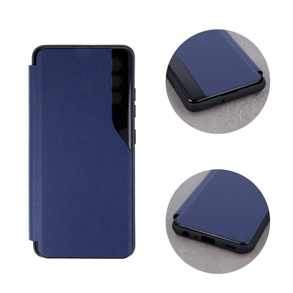 Husa Samsung A33 5G a336 Flip Smart View Albastru Inchis - Image 2